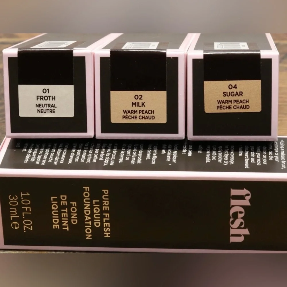 Flesh Pure Flesh Liquid Foundation - in Froth